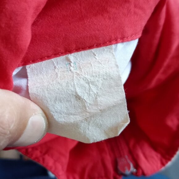 Vintage 90s Energi Canada Essential Red/White Windbreaker Jacket - Picture 7 of 7